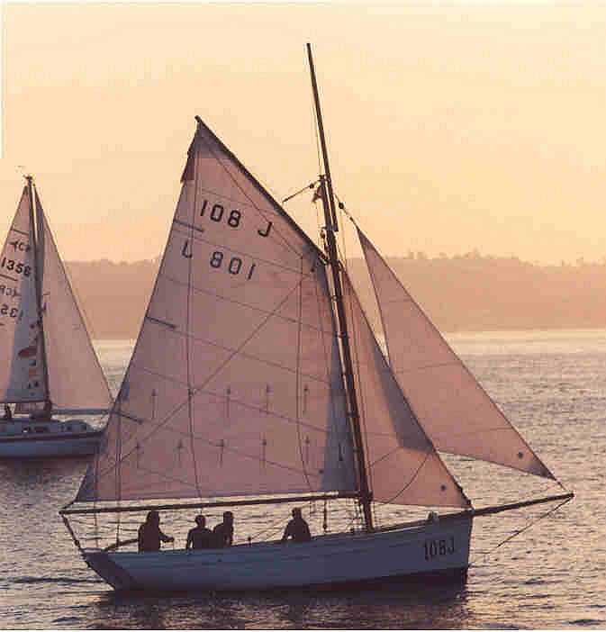 Fiona under sail